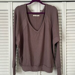 Vneck thermal top
